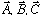 3 vectors
